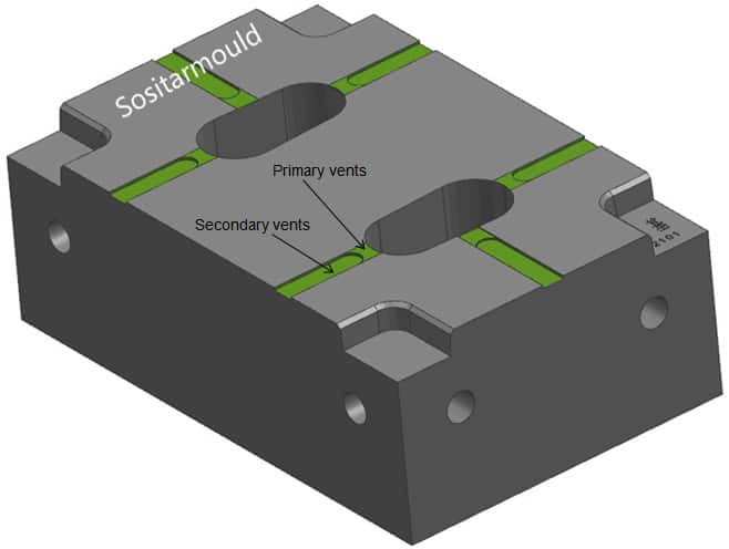 How to design injection mold air vent?